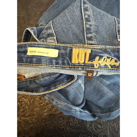 Kut from the Kloth Jeans Women's 12 Sammie Straight Leg - Picture 4 of 6
